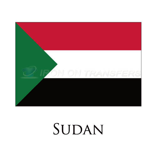 Sudan flag Iron-on Stickers (Heat Transfers)NO.1990